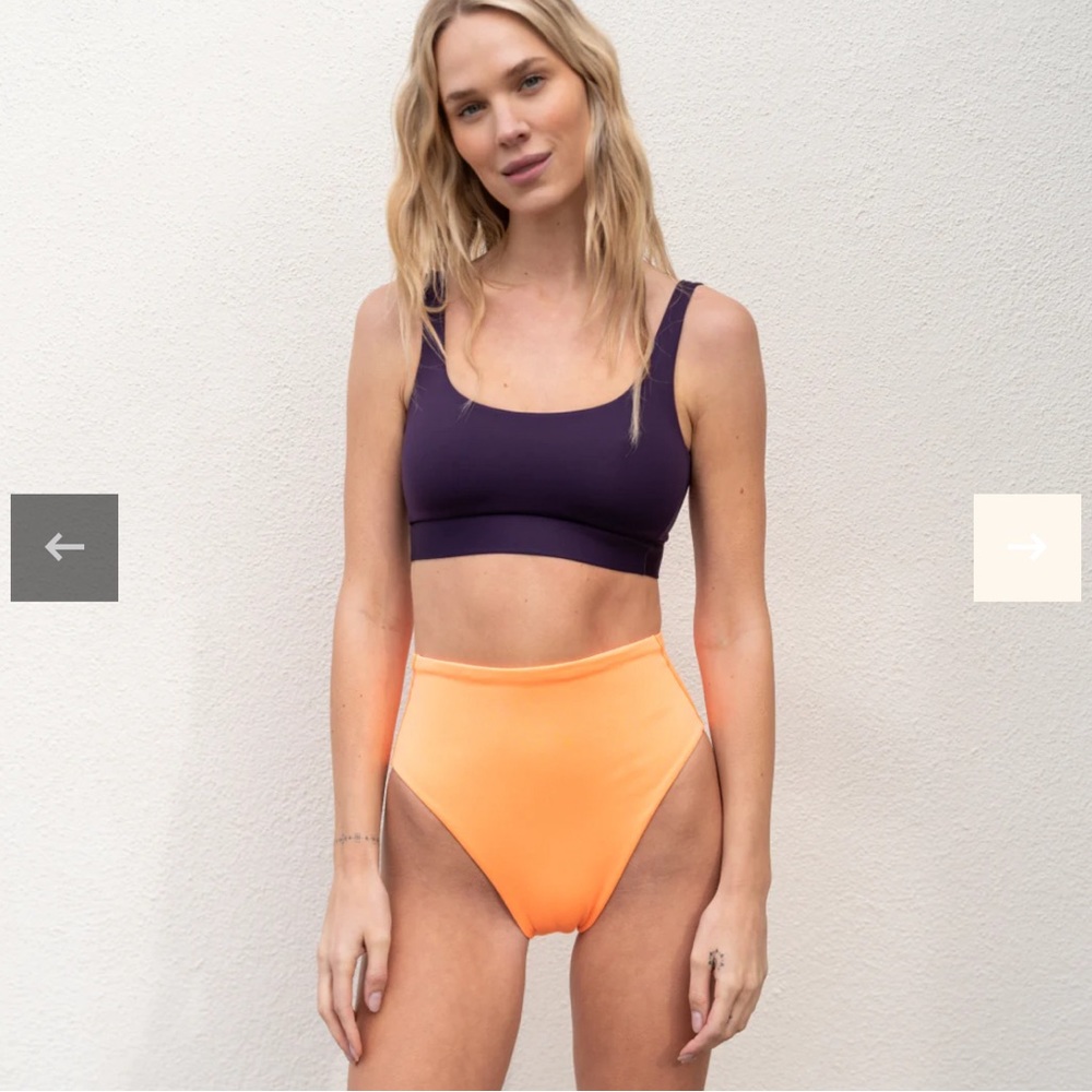 NWT Left on Friday Hi-Hi Bottom, Size S in Popsicle